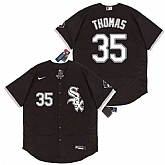 White Sox 35 Frank Thomas Black 2020 Nike Flexbase Jersey,baseball caps,new era cap wholesale,wholesale hats